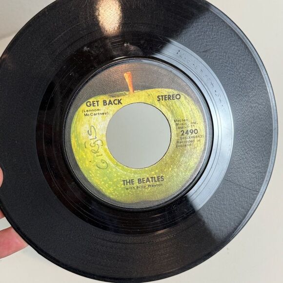 3 Vintage 45 Vinyl Record Singles Blondie & The Beatles - Picture 11 of 12